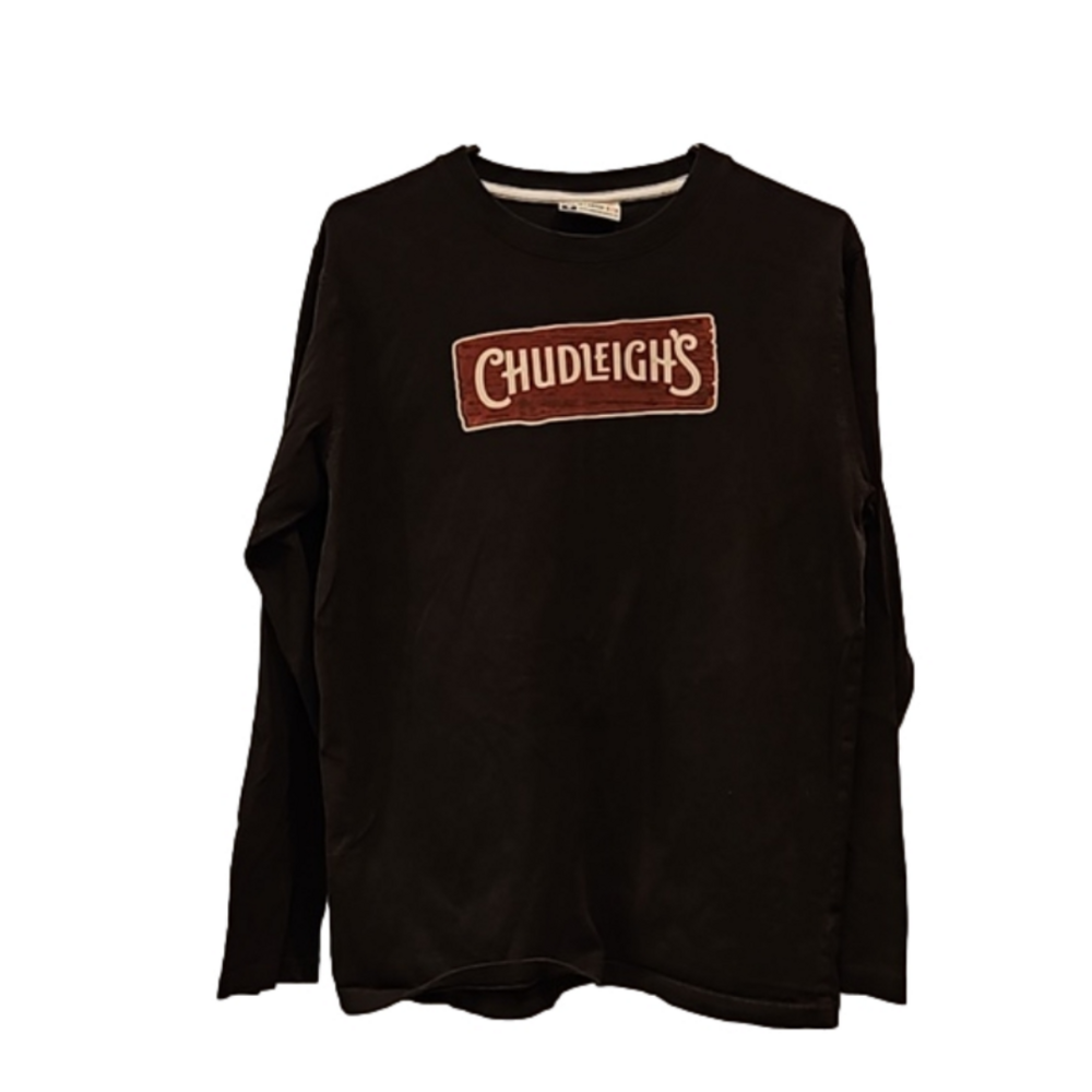 RED CANOE Top L/S Brown/Maroon 'Chudleigh's' Men's Medium